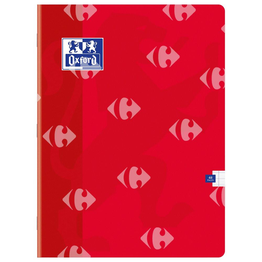 Cahier Agrafé Grands Carreaux Oxford 24x32cm 48 pages
