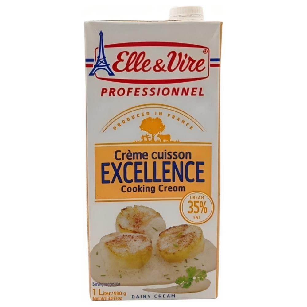 [29715] Crème de Cuisson UHT 35% Elle et Vire 1L.