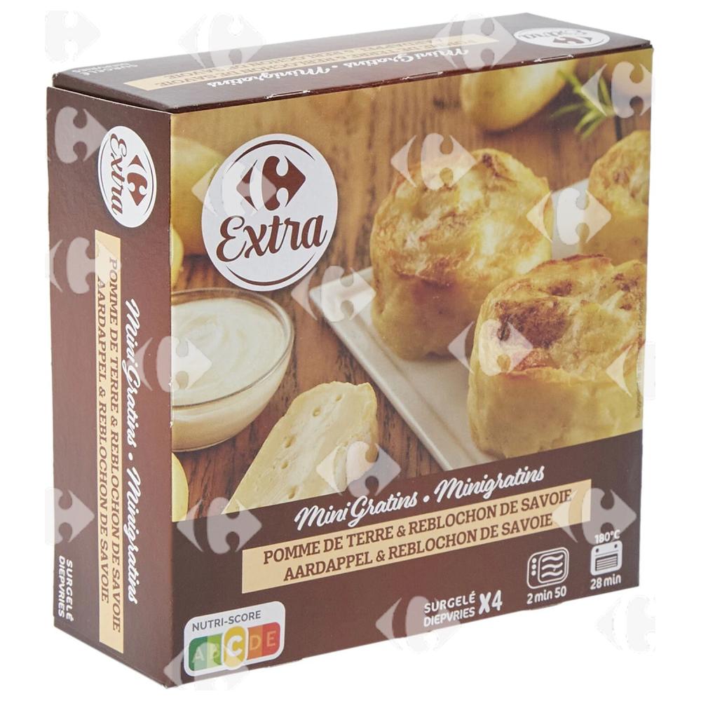 Gratin Pomme de Terre Reblochon Carrefour Extra 4x100g.