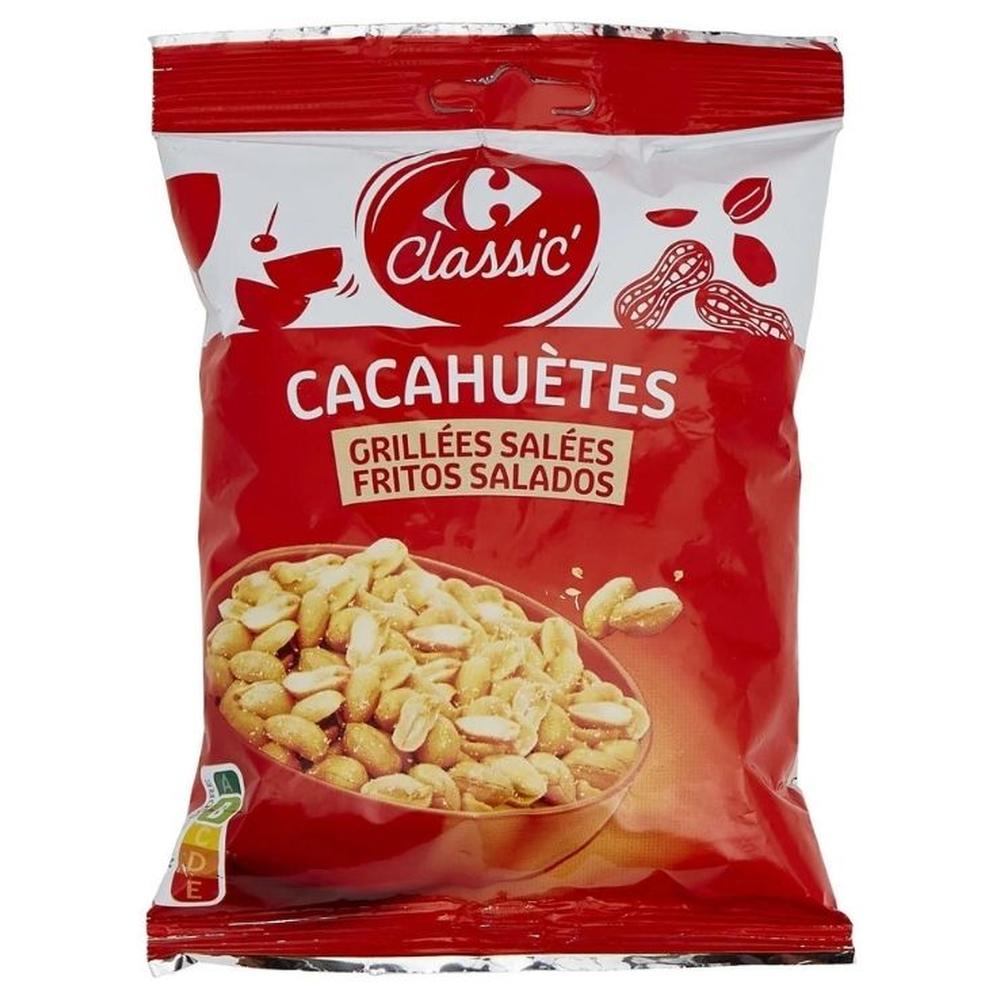 [679953] Cacahuètes Grillées Salées Carrefour Classic 250g