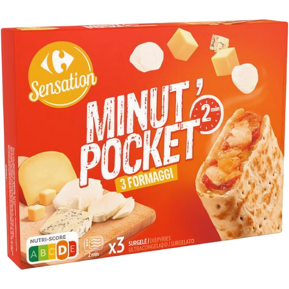 [709891] Pizza Sandwich 3 Fromages Carrefour Sensation 360g.