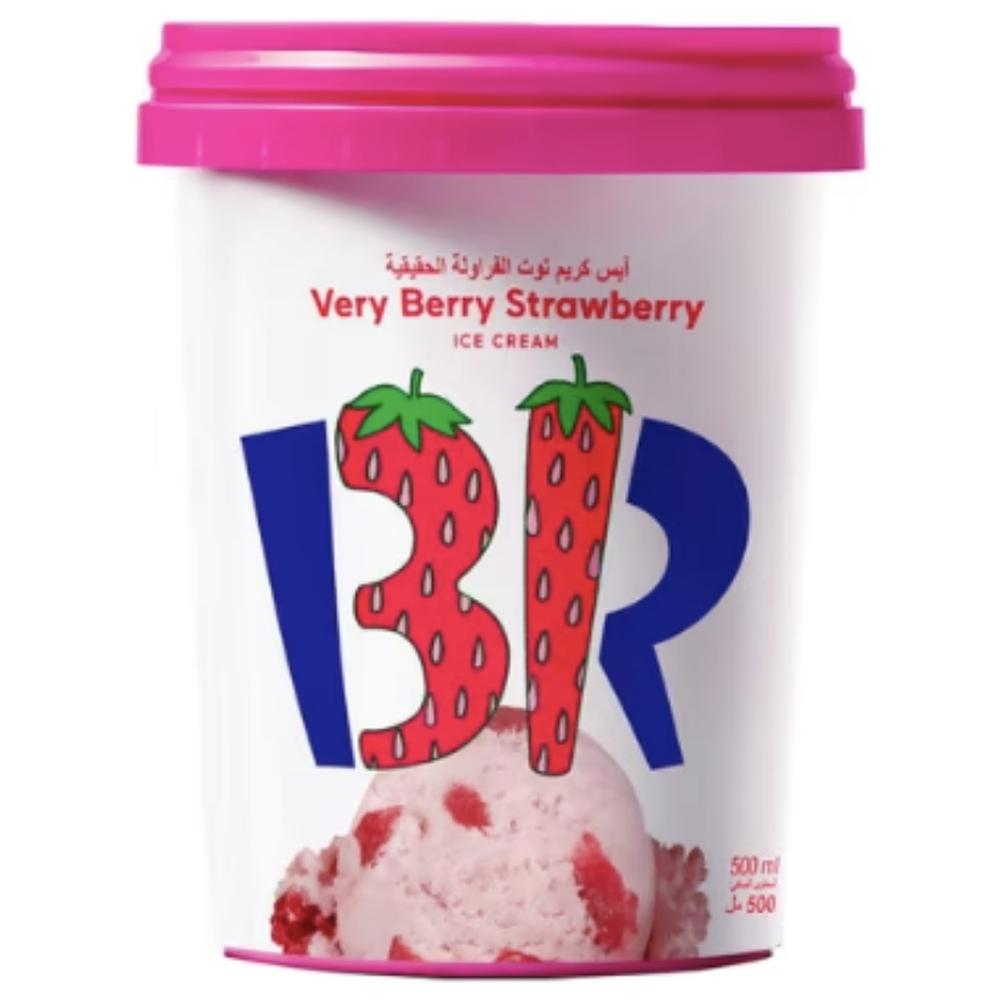 Pot Glace Fraise Baskin Robbins 500ml.