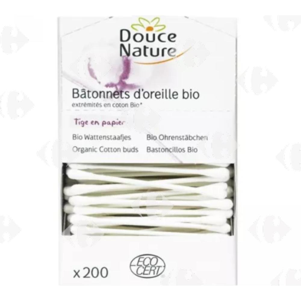 [682889] Bâtonnets d'Oreille Bio Douce Nature 200 unités