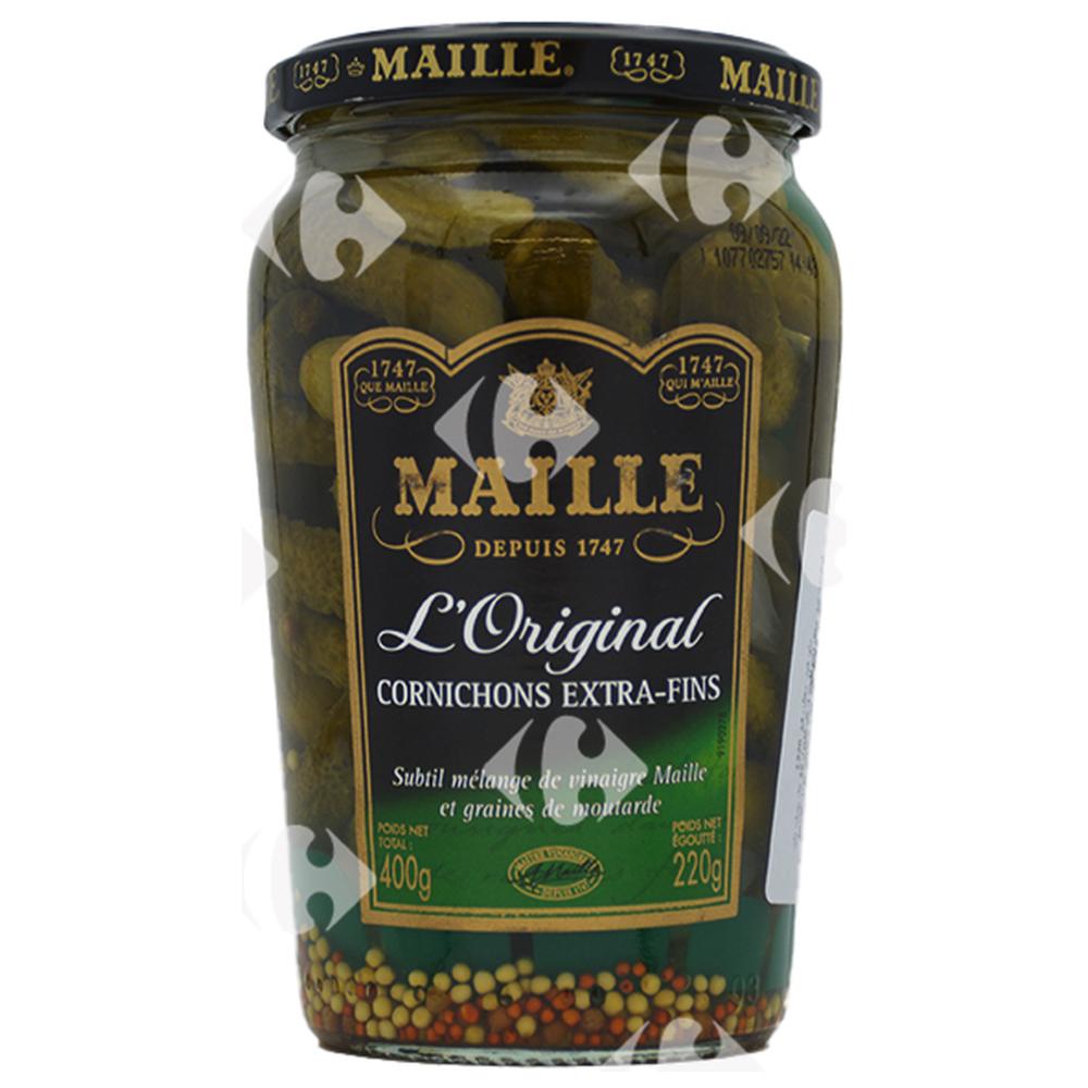 [566649] Bocal de Cornichons Extra Fins Maille 220g.