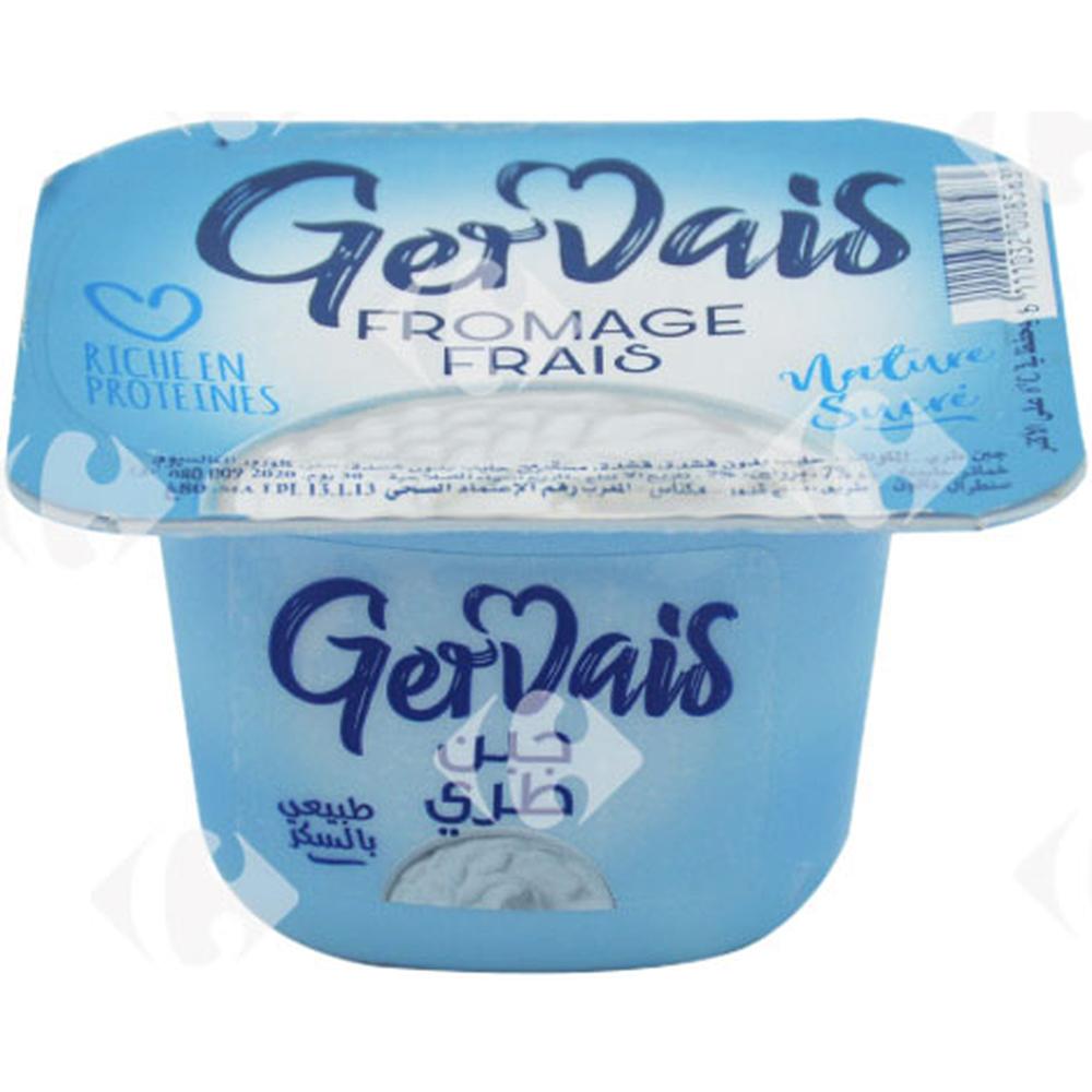 Fromage Frais Nature Sucré Gervais 80g.