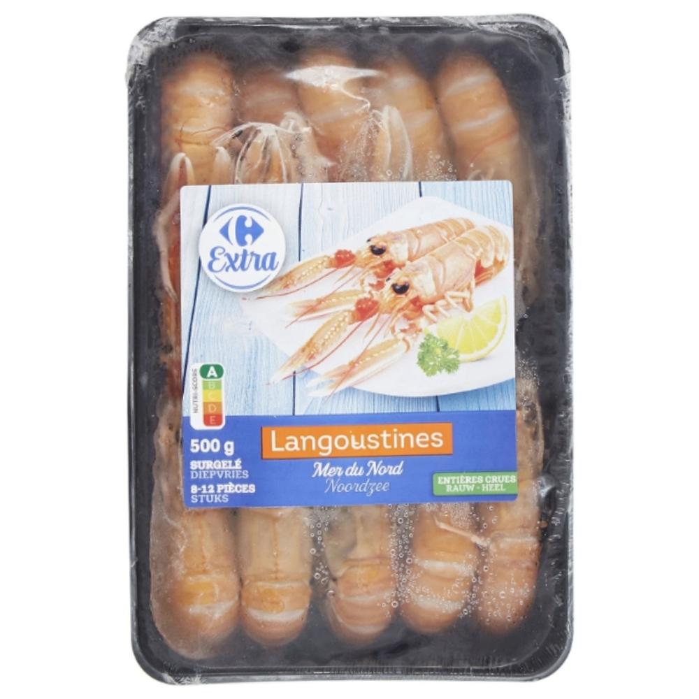 [224549] Langoustines Entières Crues 16/24 Carrefour 500g