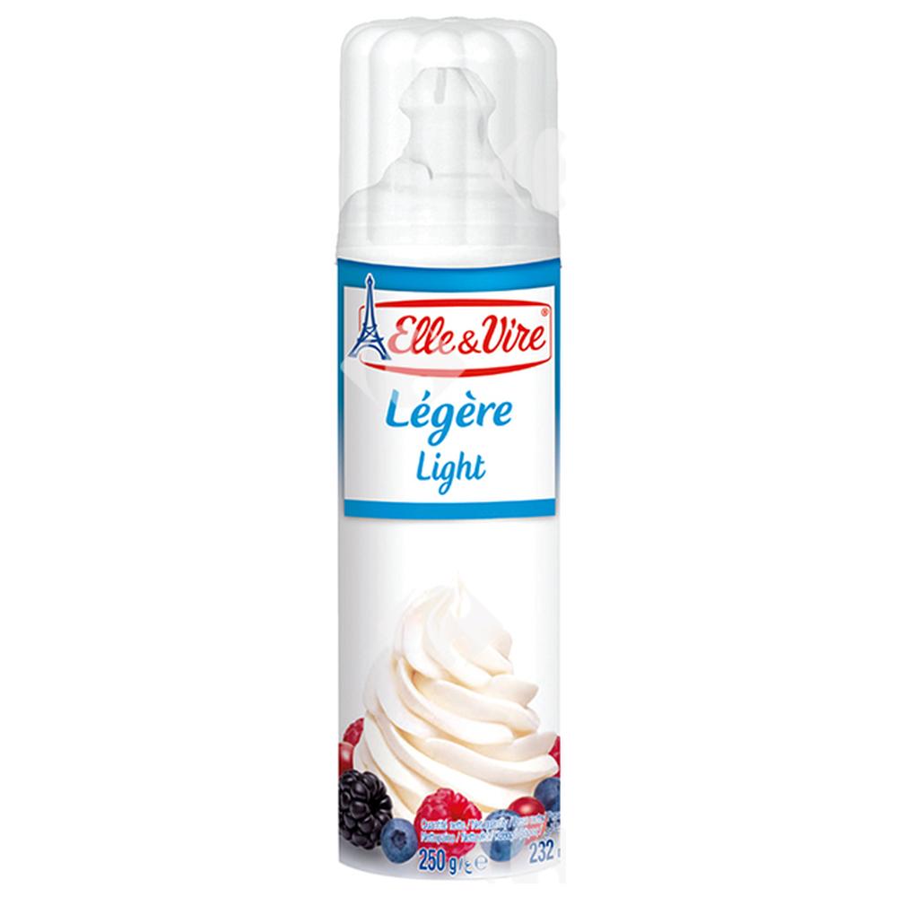 [405043] Crème Fouettée Légère Aérosol Elle Et Vire 250g.