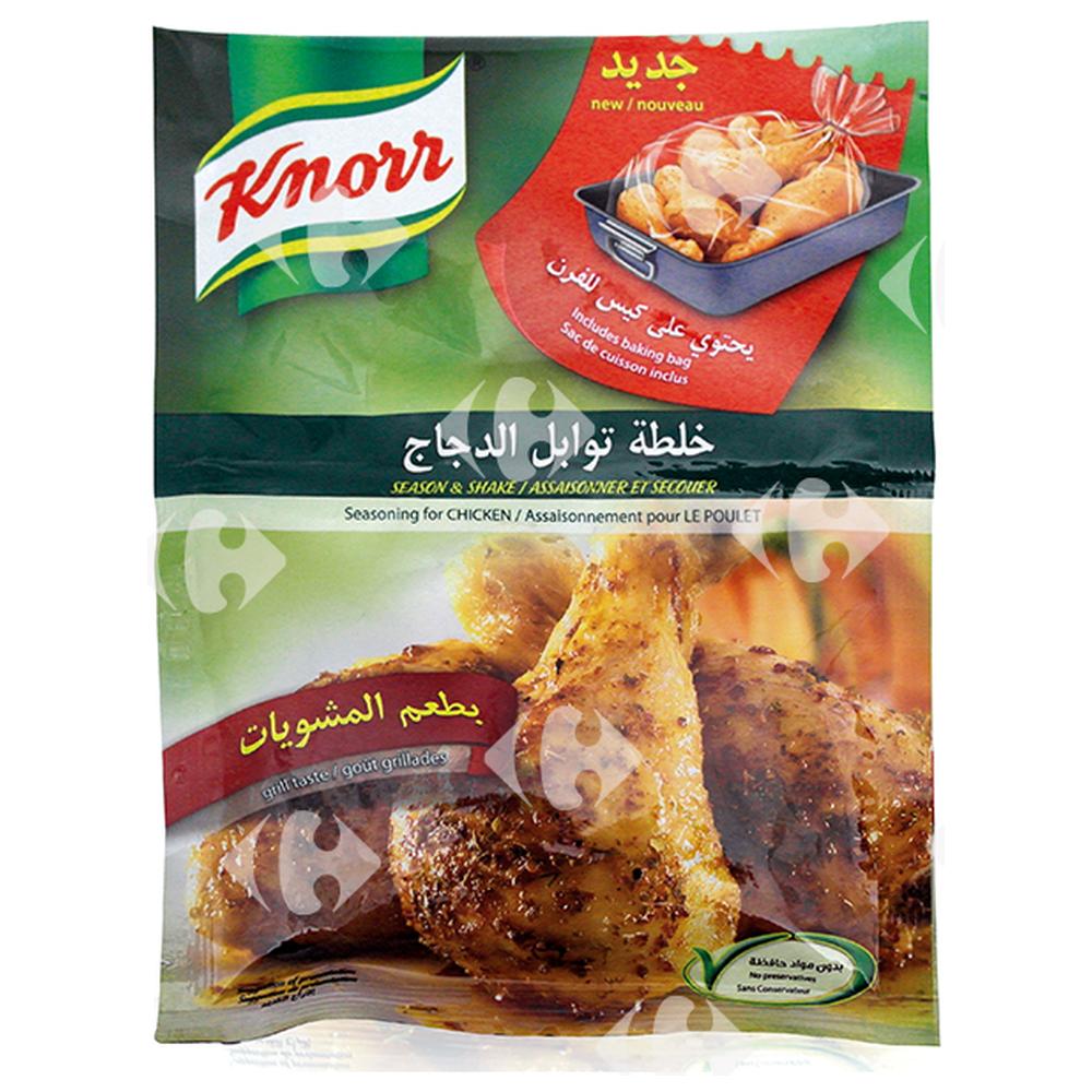 Assaisonnement pour Poulet au Barbecue Knorr 32g.