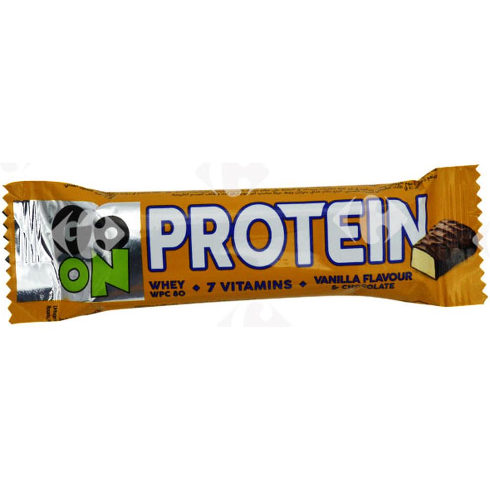 [559651] Barres Protéinées à la Vanille Go On 50g.