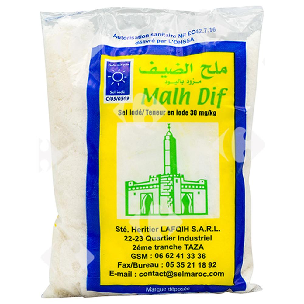 Sel Fin Iodé en Sachet Dif 400g.