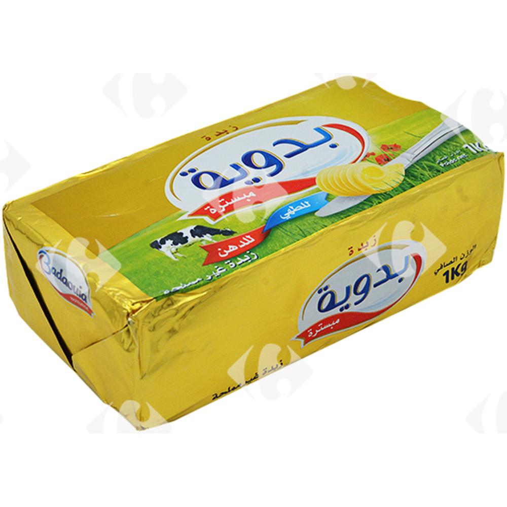 [67775] Beurre Doux sans Sel Badaouia Bloc 1kg.