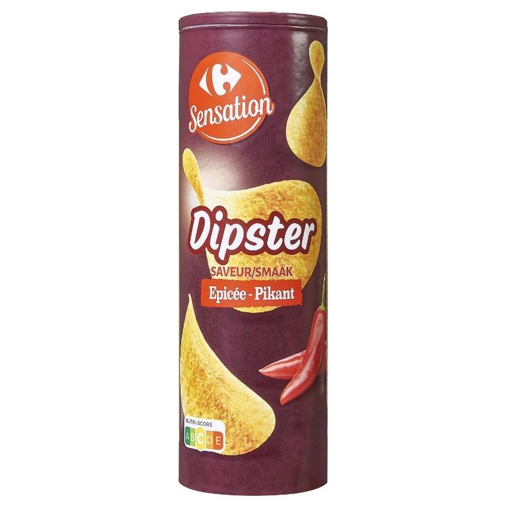 Chips Tuiles Épicées Carrefour Sensation 175g