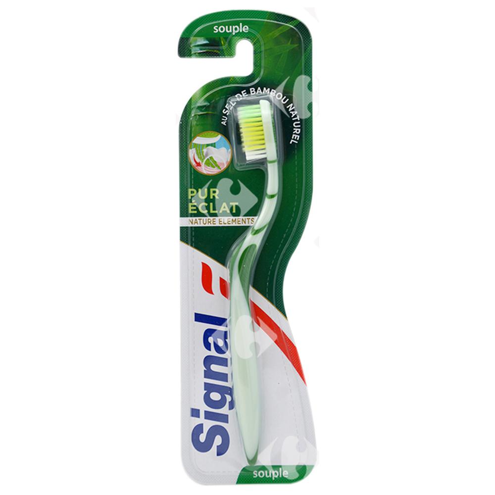 [642017] Brosse à Dents Pur Eclat Bambou Soft Signal 1 unité.