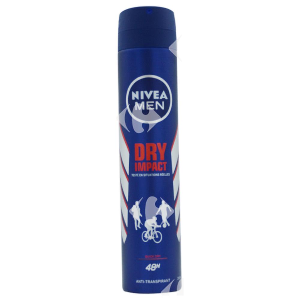 Atomiseur Anti-Transpirant Dry Impact Nivea Men 200ml.