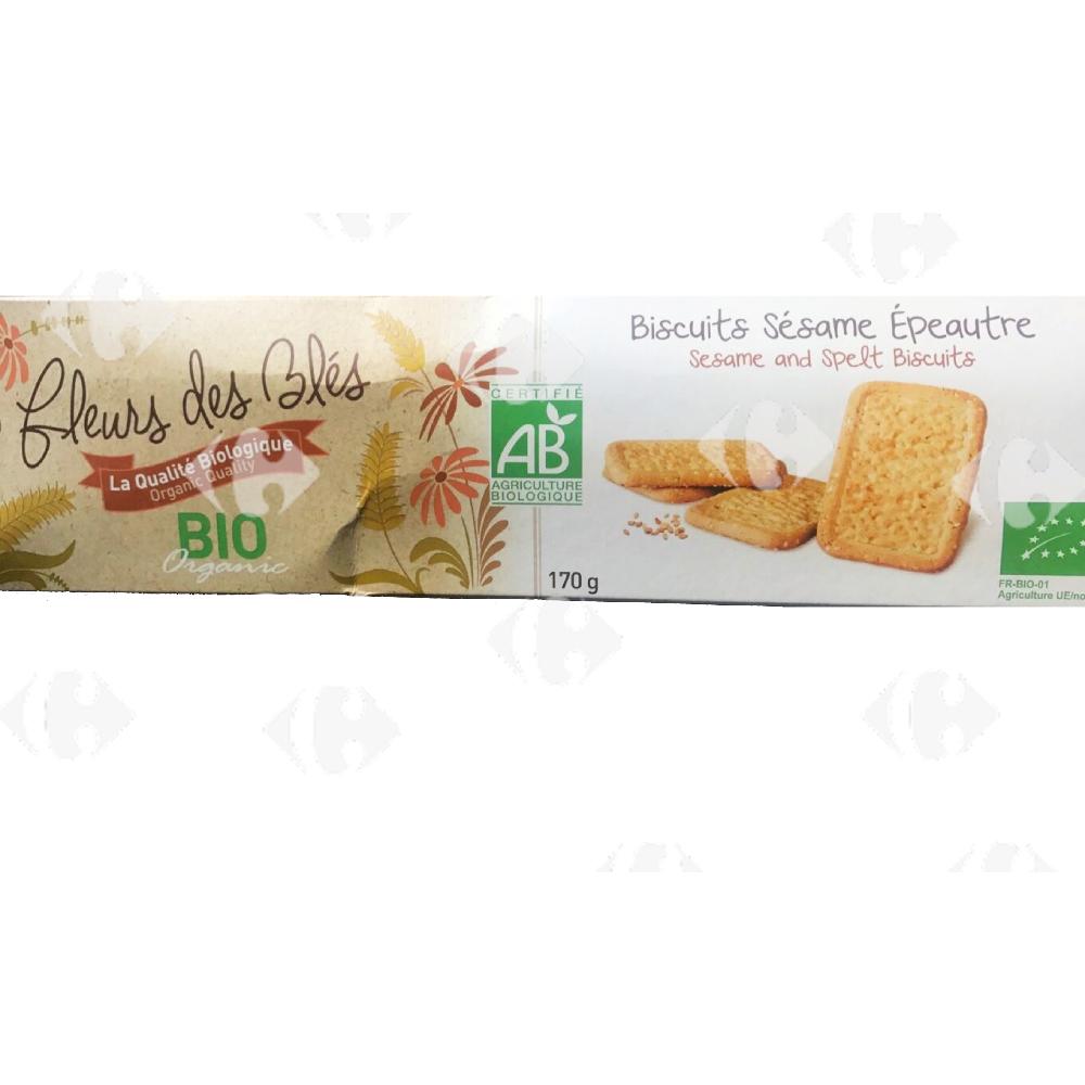 Biscuits Sésame Épeautre Fleurs des Blés 170g