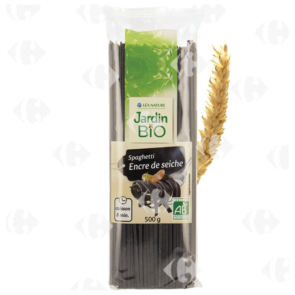 [682946] Spaghetti à L'encre de Seiche Bio Léa Nature Jardin Bio 500g