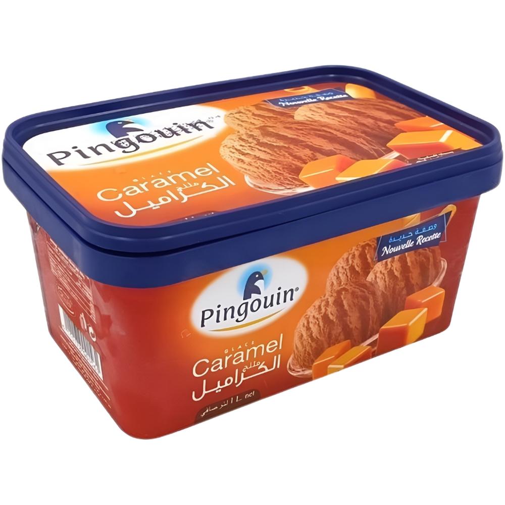 Glace Caramel Pingouin 1L