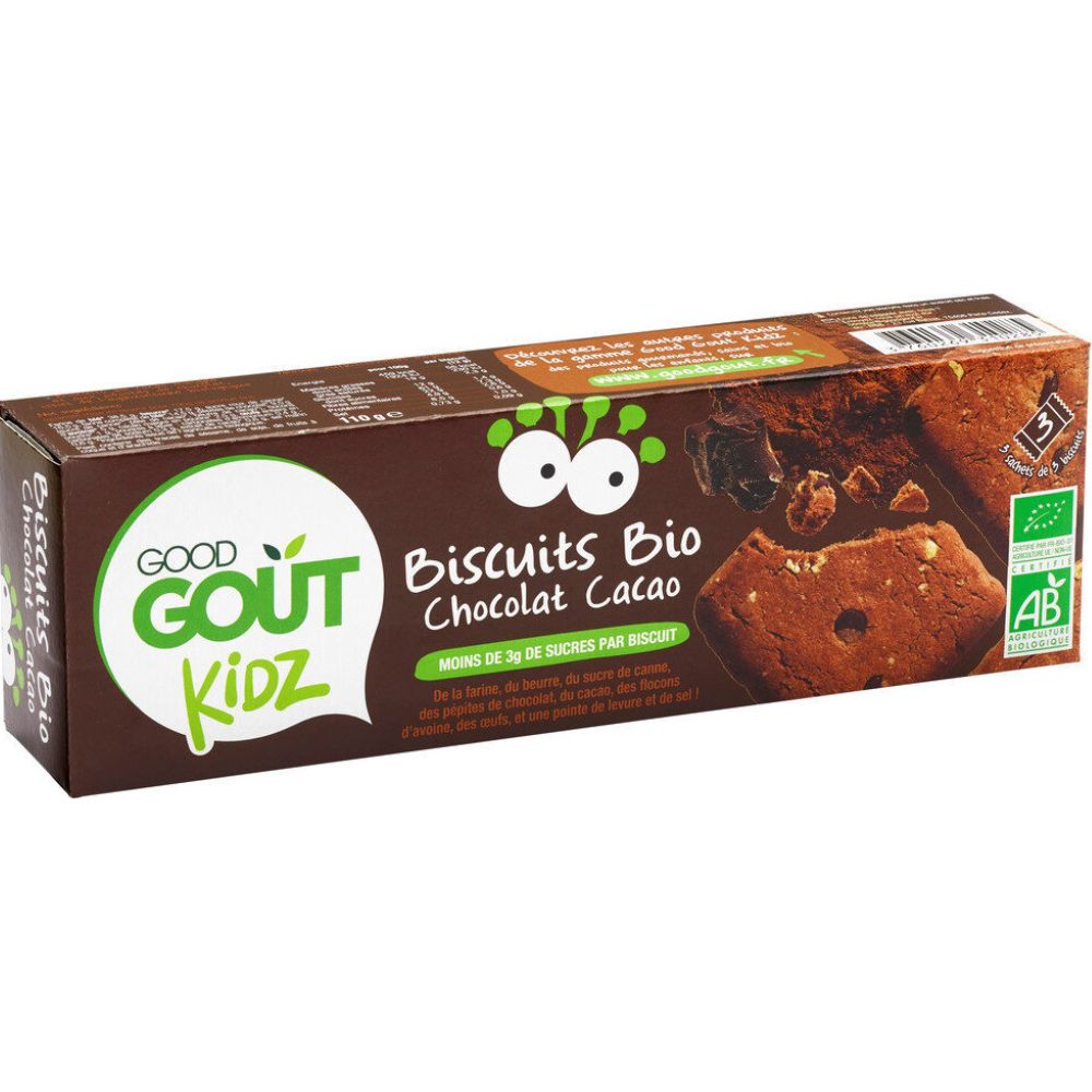 Biscuits Chocolat Cacaco Bio Good Goût 110g