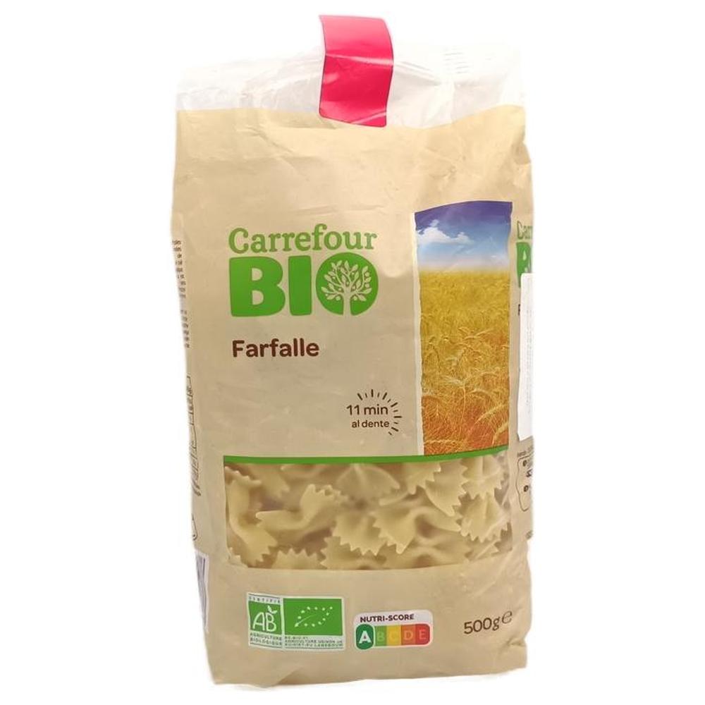 [689559] Farfalles Carrefour Bio 500g