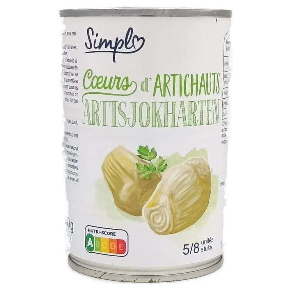[708113] Coeurs d'Artichauts Carrefour Simpl 240g.