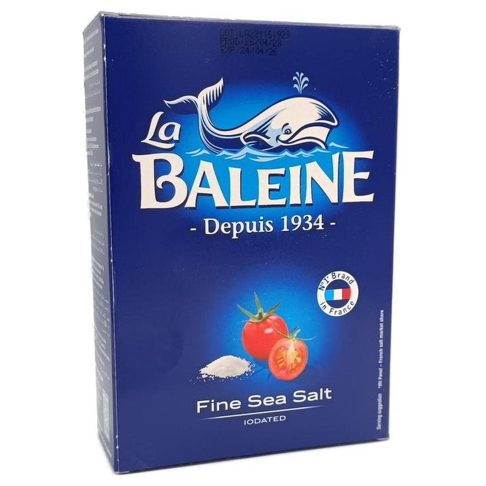[594510] Sel de Mer Fin Étui La Baleine 1kg .