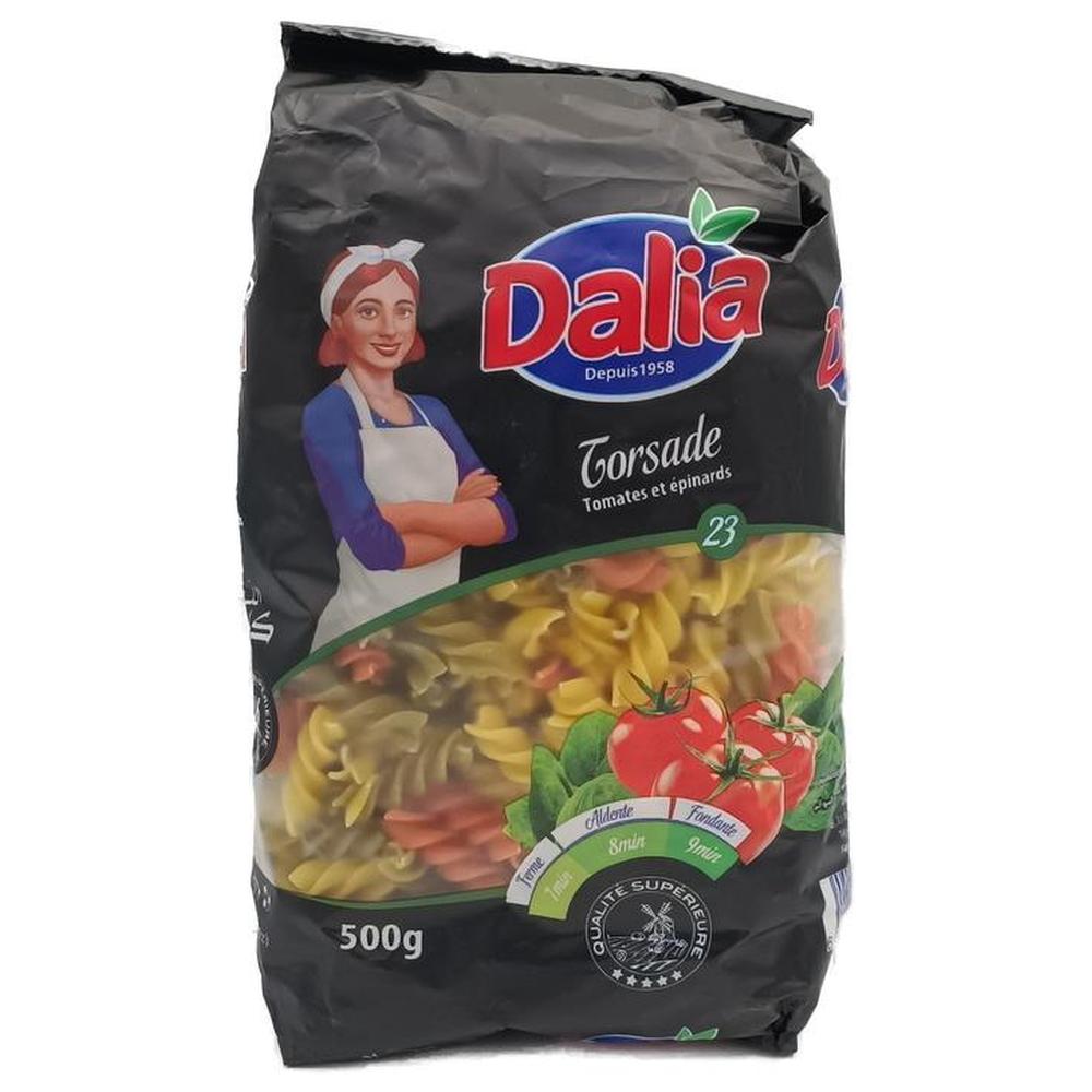 [690495] Torsade Tomate et Épinard Dalia 500g .