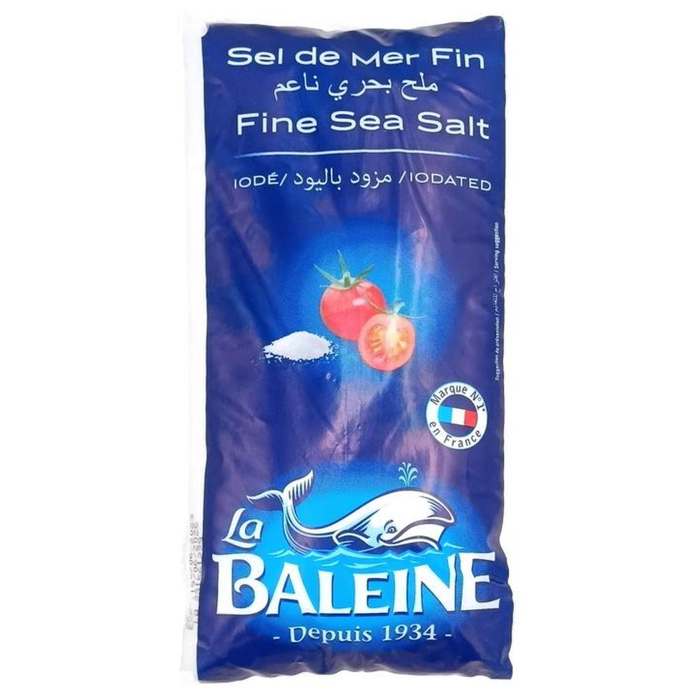 [648896] Sachet Sel Fin de Mer La Baleine 1kg.