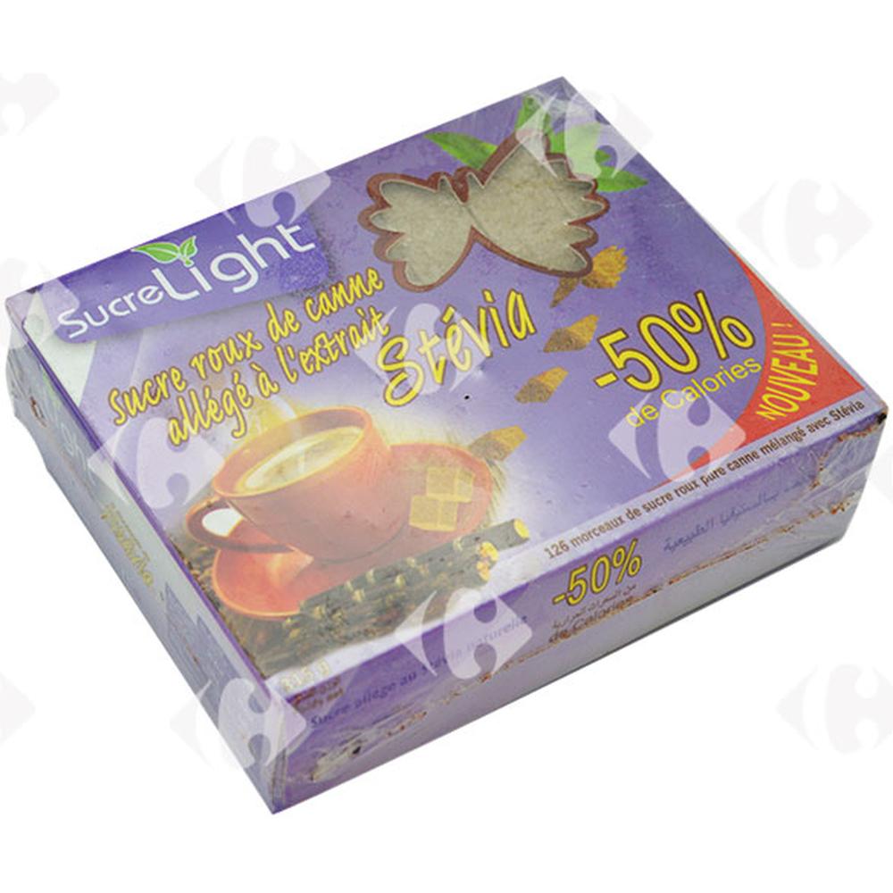 [367031] Sucre Light Roux à l'Extrait de Stevia Sucre Light 316g