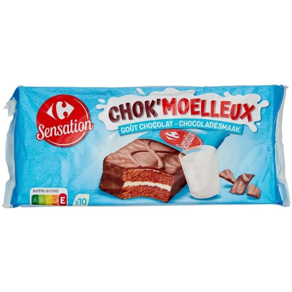 Gâteaux Goût Chocolat Carrefour Sensation 10x42g