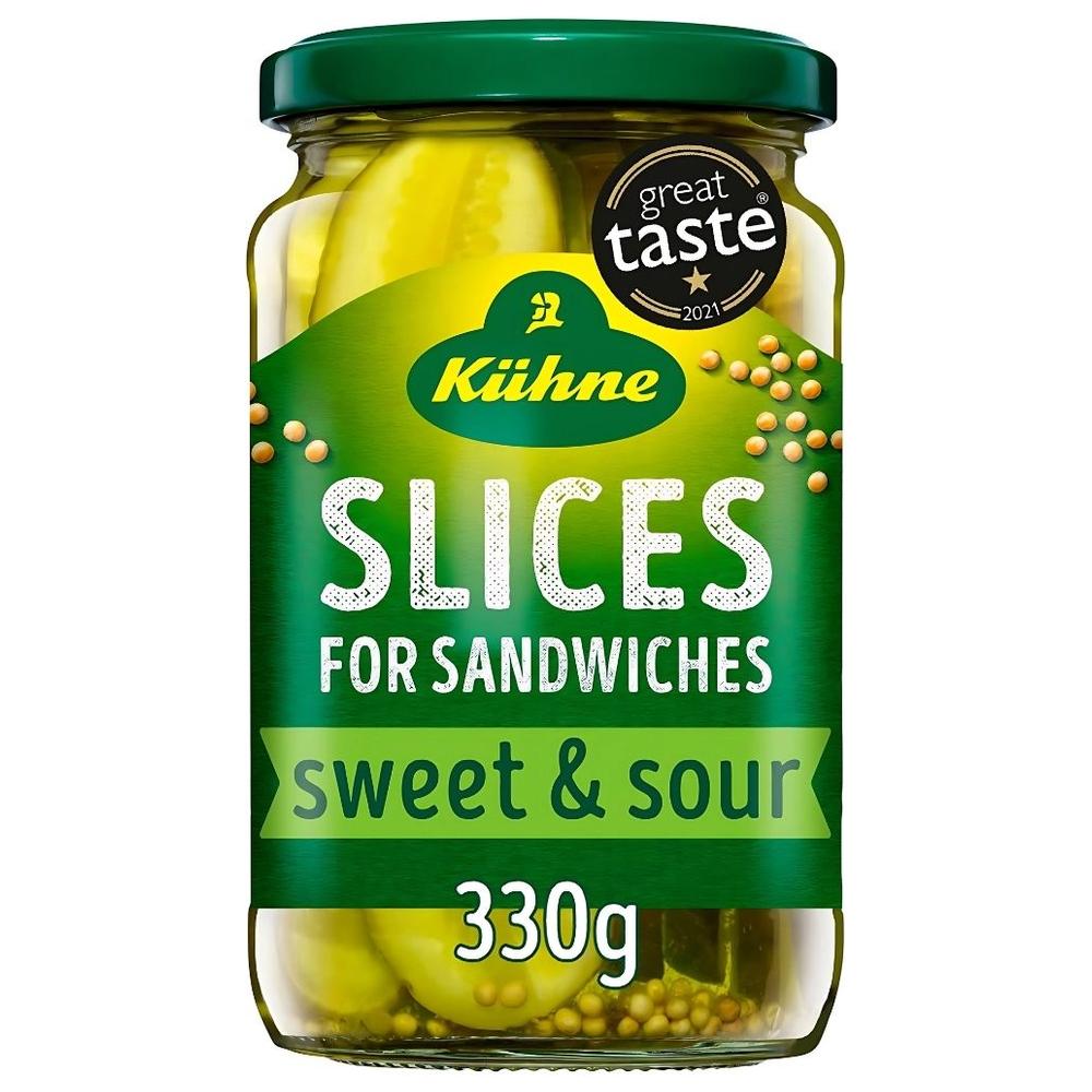 [731416] Tranches De Cornichons Pour Sandwich Kuhne 330G
