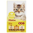 Croquettes pour Chat Junior Poulet et Carottes avec Lait Carrefour 400g