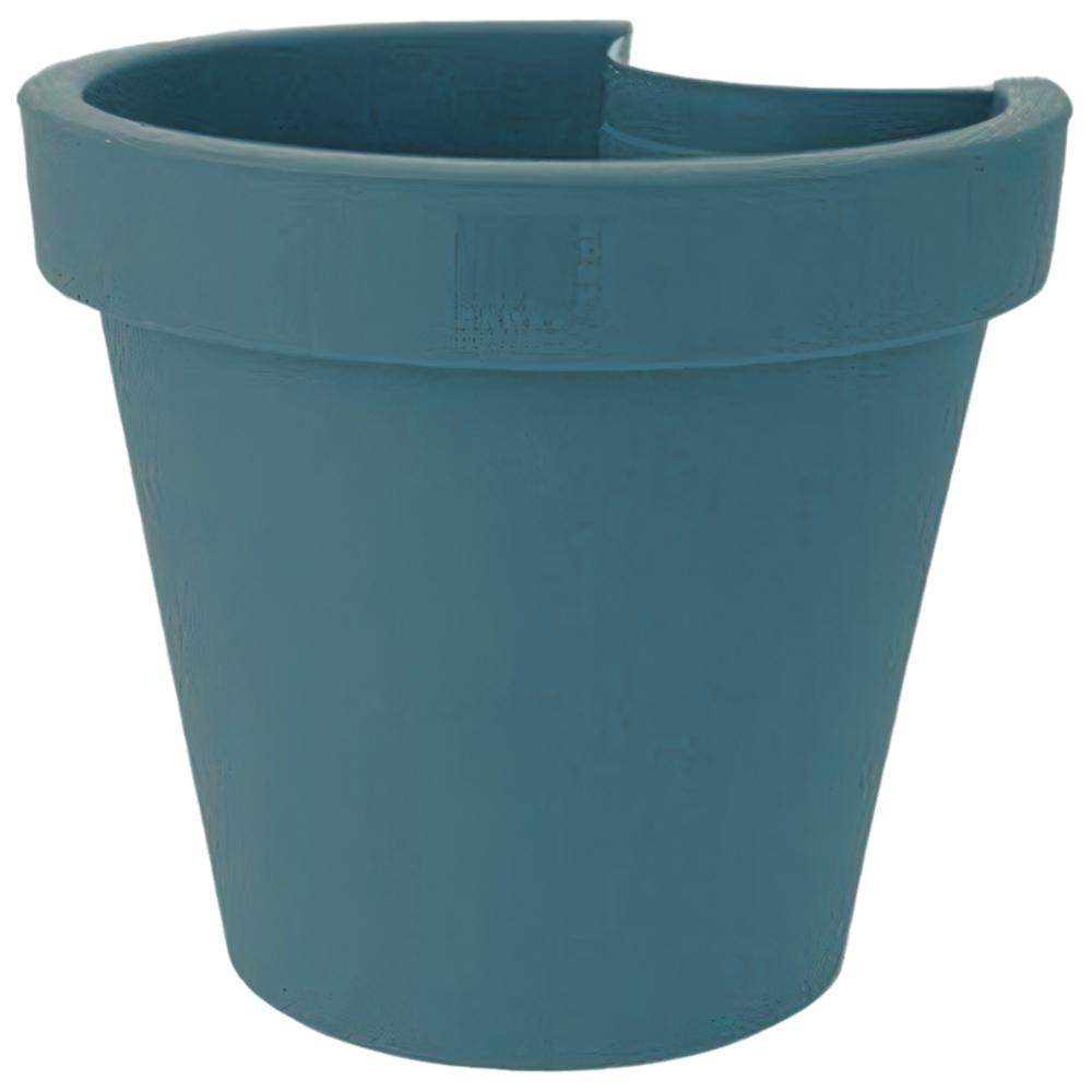 Pot de Fleurs pour Gouttière Bleu Ciel.