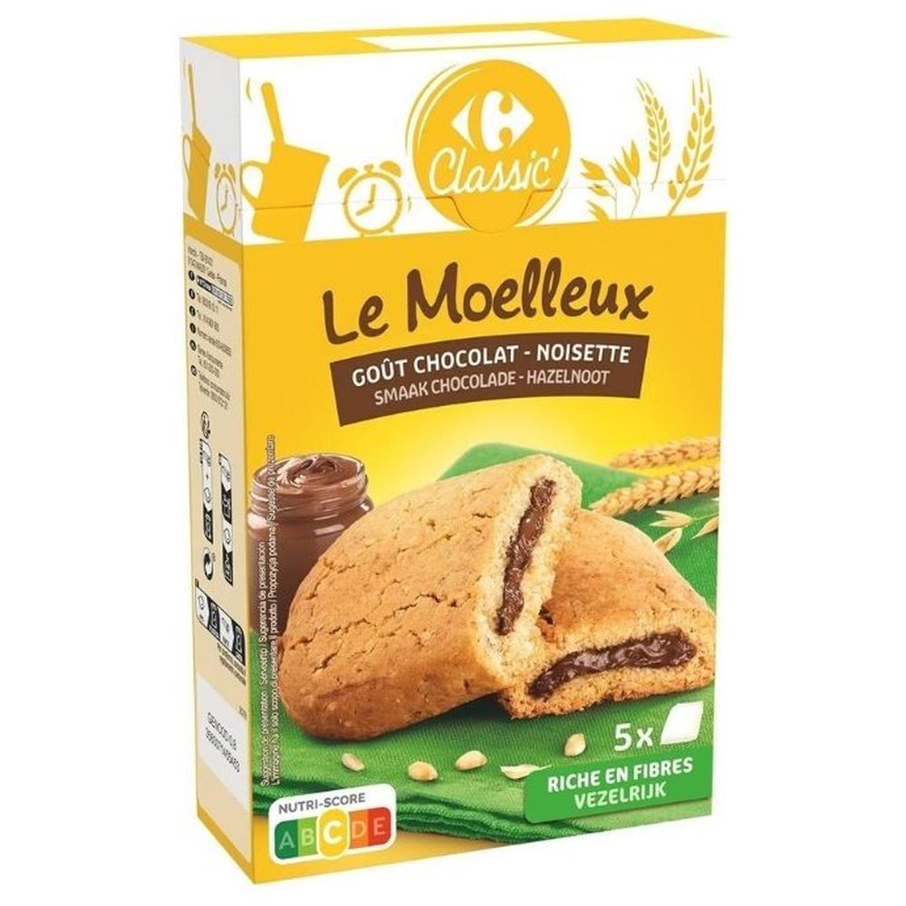 [704738] Biscuits Chocolat Noisettes Carrefour Classic 250g