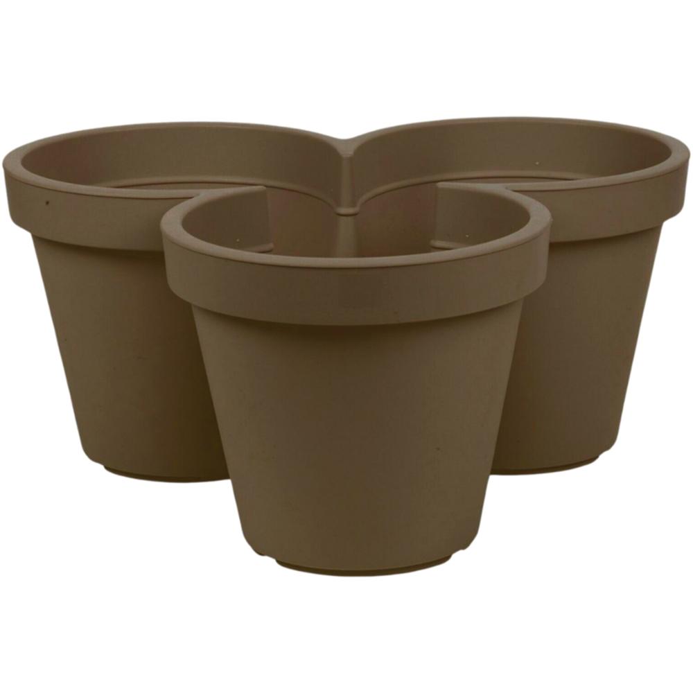 Pot Rond Crème Empilable 44cm.