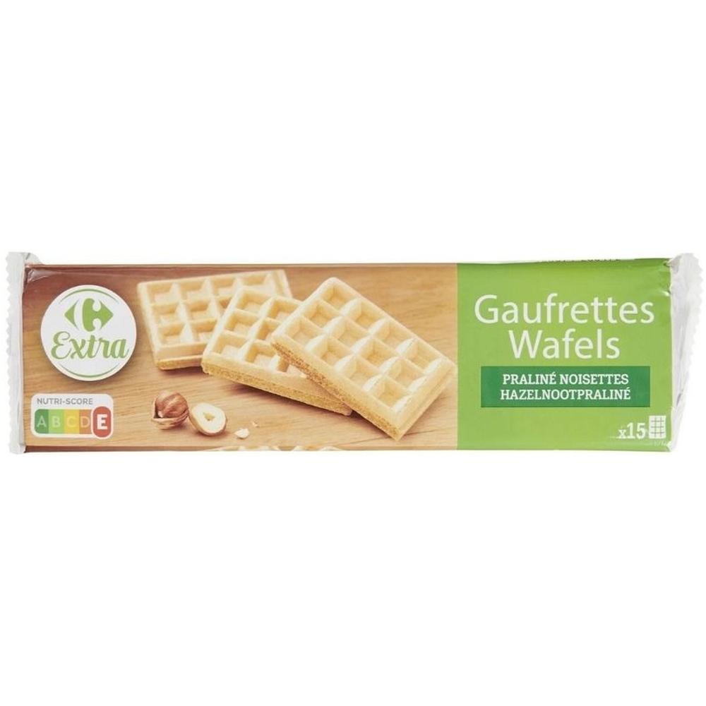 Gaufrettes Praliné Noisettes Carrefour Extra 110g