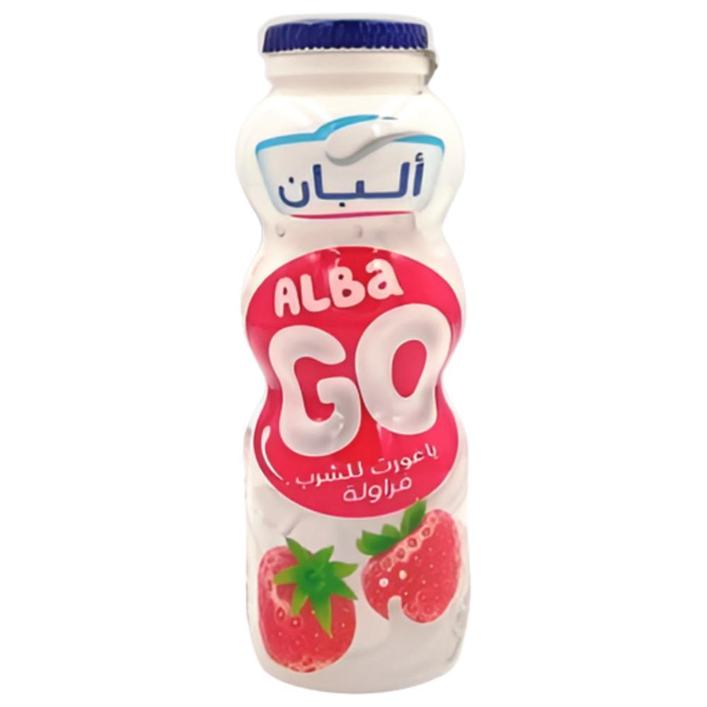 Yaourt à Boire Fraise Albane Go 170g.
