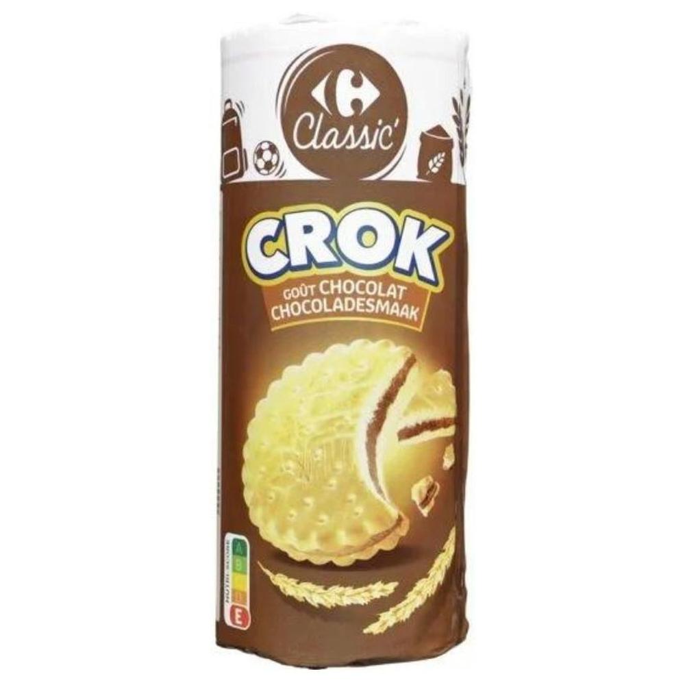 Biscuits Crok Goût Chocolat Carrefour Classic 300g
