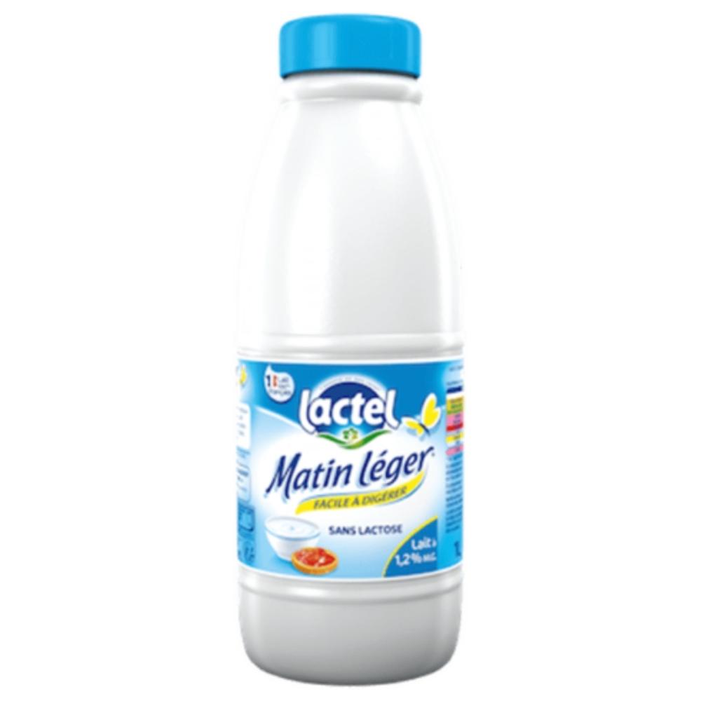 [29749] Lait Sans Lactose UHT 1,2% mg Matin Léger Lactel 1L.