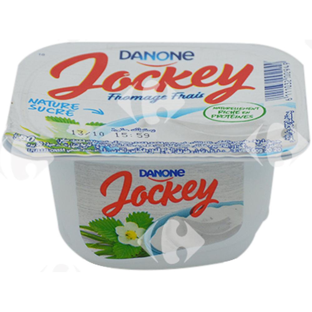 Fromage Frais Nature Sucré Jockey Danone 80g.