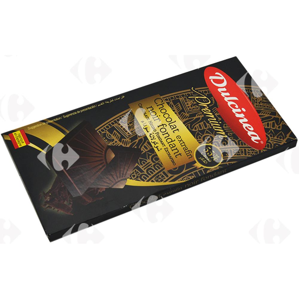 Tablette de Chocolat Noir Fondant Dulcinea 100g.