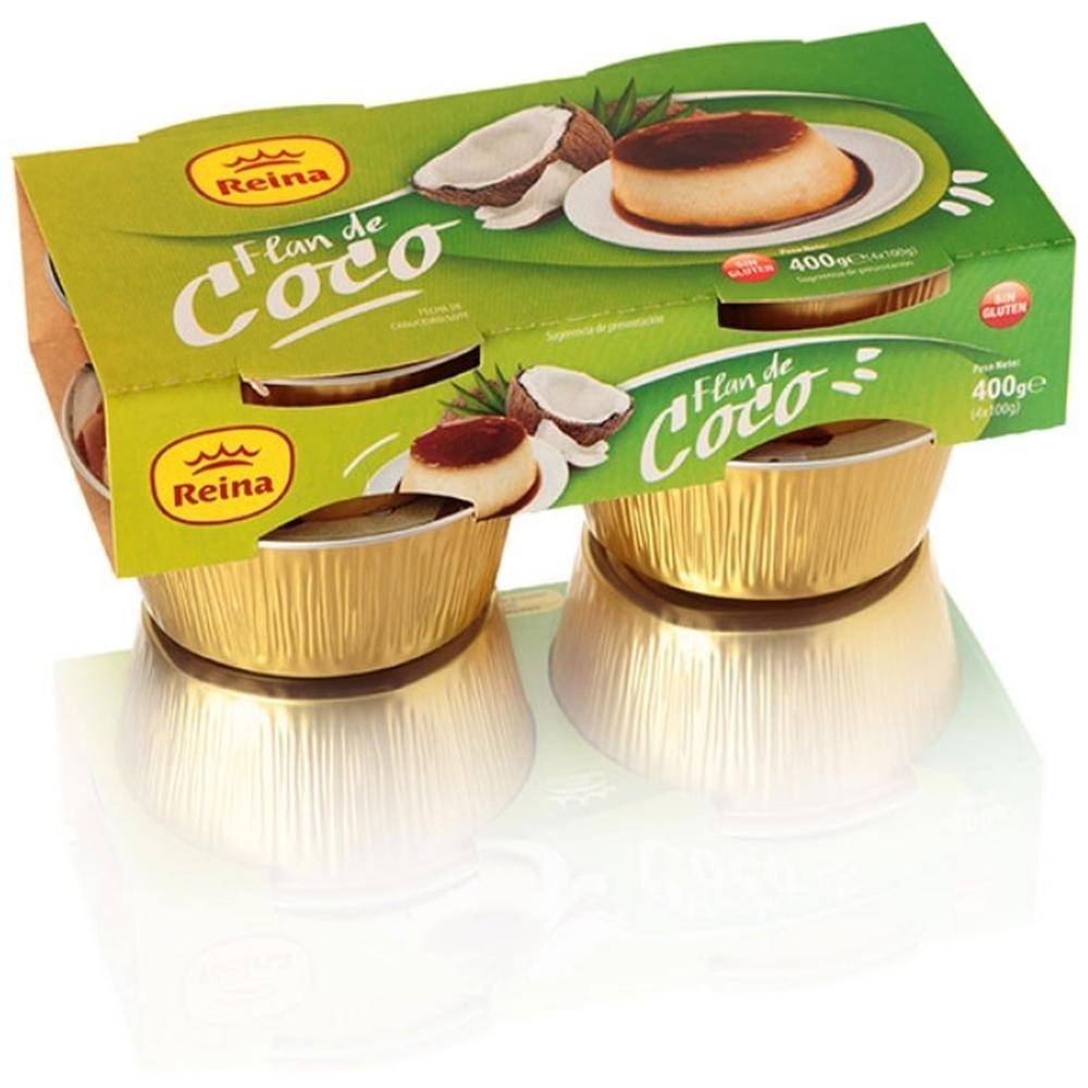 [648281] Flan à la Noix de Coco Reina 100g 4 unités.