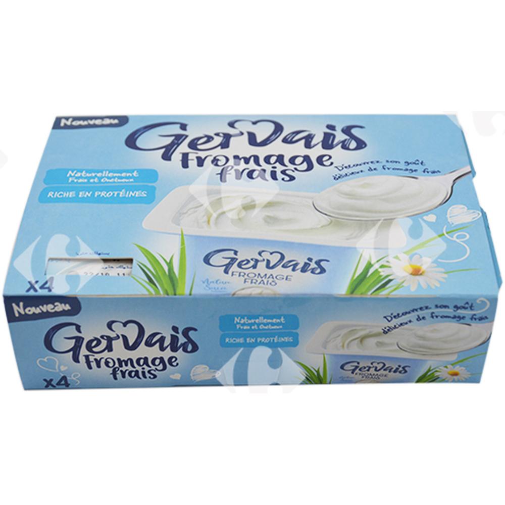 [657705] Pack Fromage Frais Nature Sucré Gervais 80g 4 unités