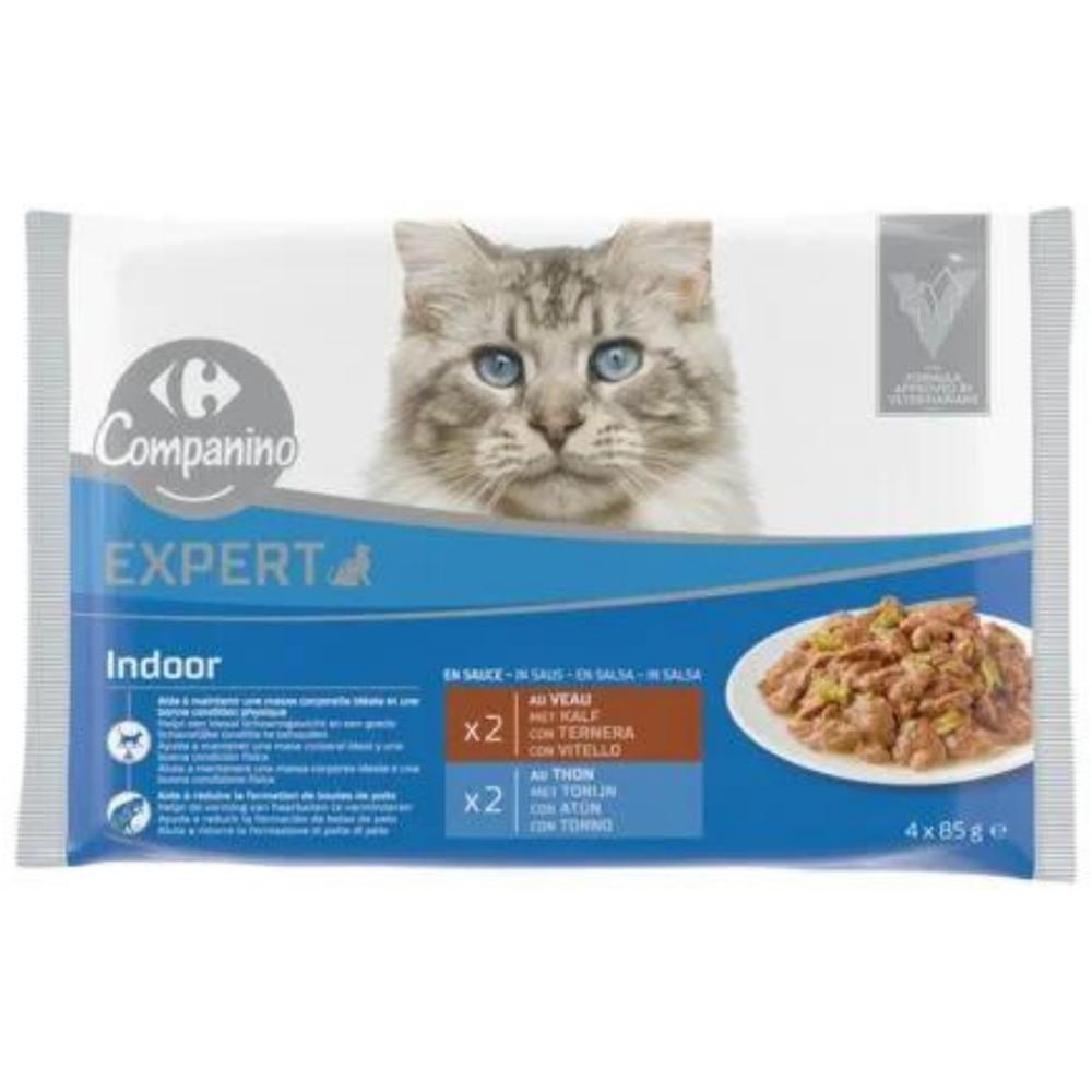 Pâtée pour Chat Carrefour Companino 4x85g