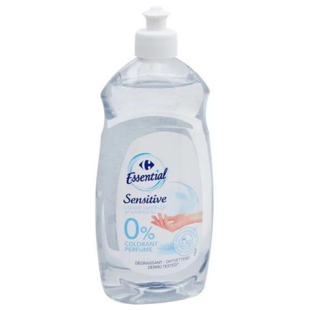 [705678] Liquide Vaisselle Sensitive 0% Carrefour Essential 500ml