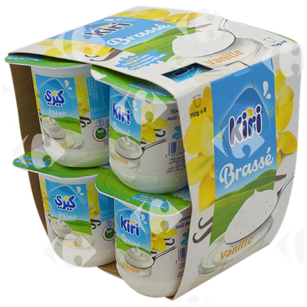 Surpack Yaourt Brassé Vanille Kiri 110g 8 pots