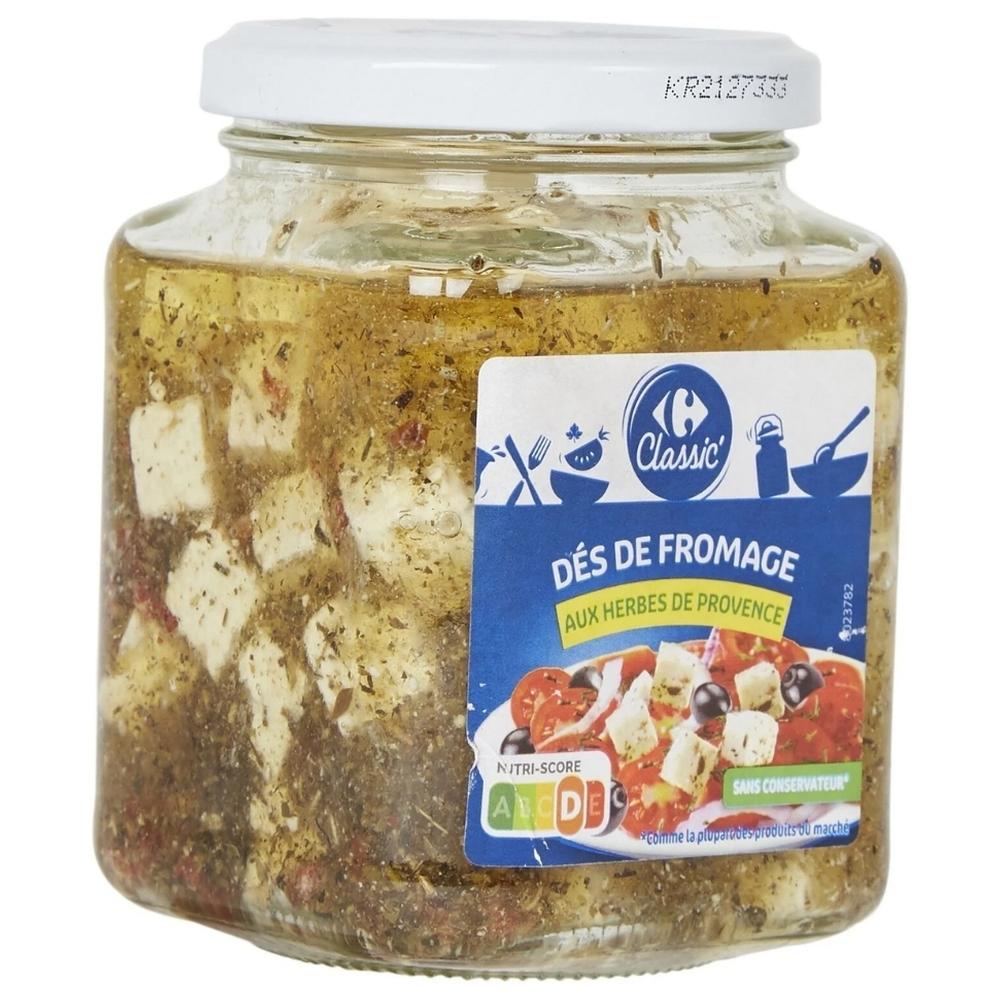 [725280] Dés de Fromage aux Herbes de Provence Carrefour 300g