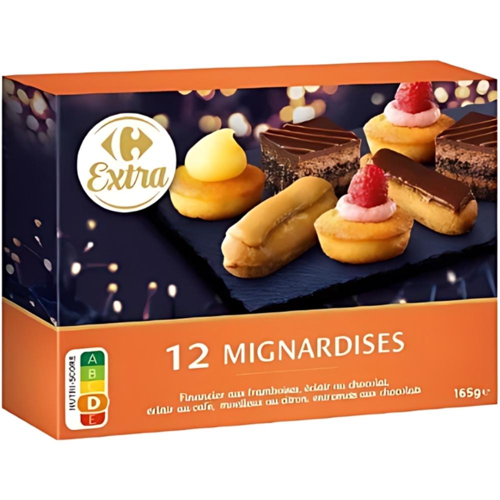 Mignardises Sucrées Carrefour Extra 165g 12 unités