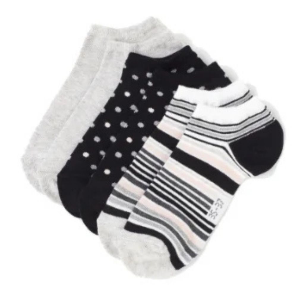 Lot 3 Invisibles Femme Fantaisie Gris Chiné