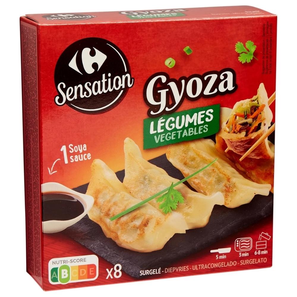 [713565] Gyozas aux Légumes avec Sauce Carrefour Sensation 220g 8 unités