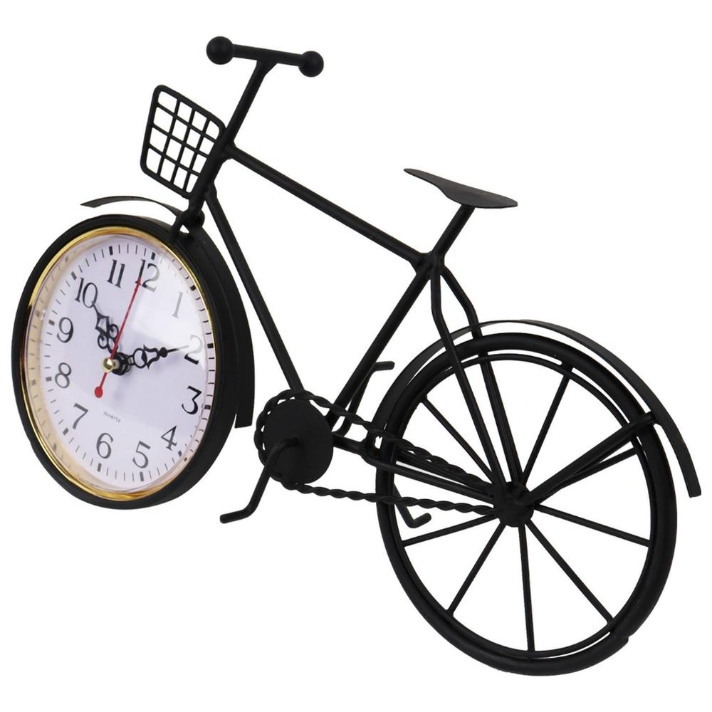 Horloge Vélo Métal Blanche Kasa 30x18 cm